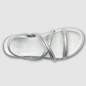 OluKai Tiare Strappy Sandals in Silver